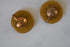 Marbled Green Bakelite Screw Back Earrings